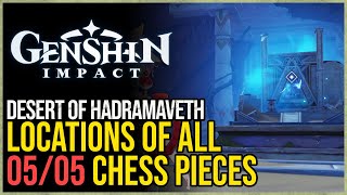 All 5 Chess Piece Locations, Safhe Shatranj Chessboard Puzzle