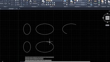AutoCAD 2021: how to draw Ellipse or Elliptical Arc?