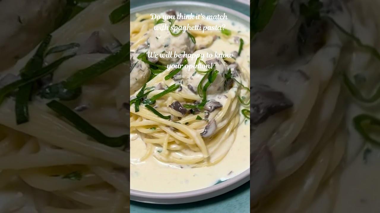 And what do you serve the meatballs with? 