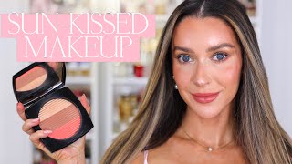 SUNKISSED CHANEL SUMMER MAKEUP & THE BEST SUNLESS TANNING ROUTINE!