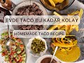 EVDE YAPMAK ÇOK KOLAY❗️💯 TACO YAPIYORUM🌮🌮❤️