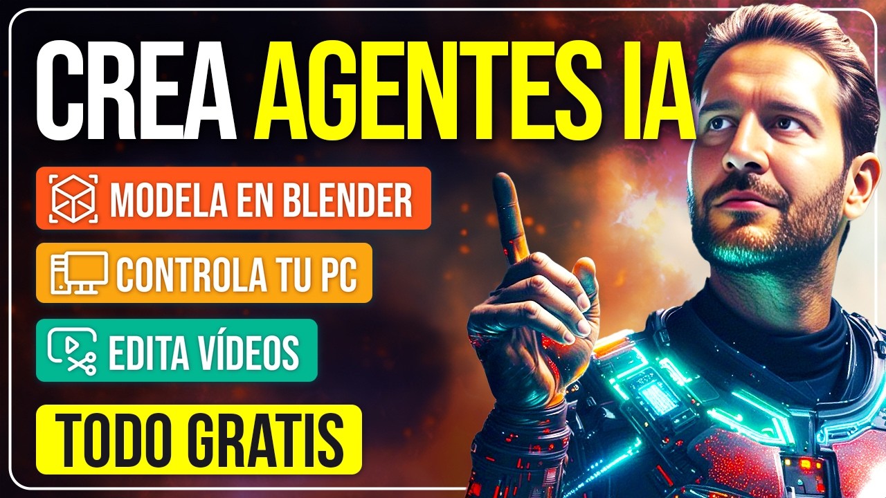 Crea tu agente de IA y controla cualquier herramienta 🤯 ¡Automatiza ...