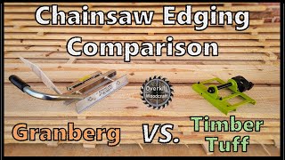 Chainsaw Mill Edge Guide Comparison  Granberg vs. Timber Tuff