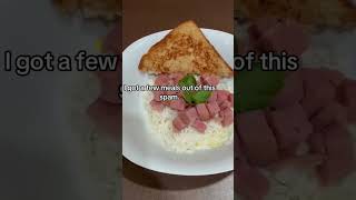 I got a few meals out of this Spam! #food #yummy #spam Wealth
