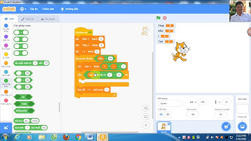 Lập trình Scratch tính tổng dãy số 1, 2, 5, 10, 17, ...