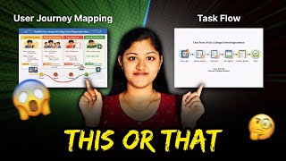 🌟 User Journey Mapping vs Task flows 🚀 #uiux #uiuxdesign #userexperience #userresearch #uxresearch 