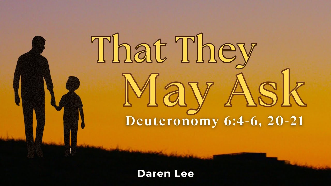 Sermon of 27 Apr 2025: That They May Ask (by Mr Daren Lee)