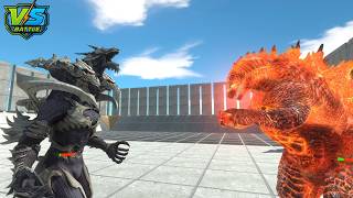 Ultimate Power Test! Ice Titan vs Lava Godzilla vs Alien X - ARBS -  Animal Revolt Battle Simulator