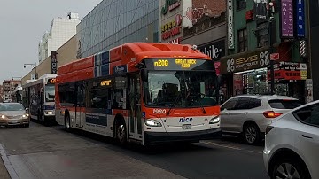 NICE bus: 2021 NFI XN40 #1980 and #1986 on the N20G