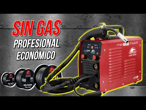 At last! A WIRE WELDER WITHOUT GAS FLUX of PROFESSIONAL Quality but  ECONOMIC 