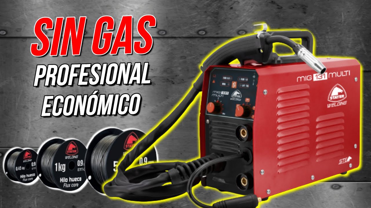At last! A WIRE WELDER WITHOUT GAS FLUX of PROFESSIONAL Quality but  ECONOMIC 