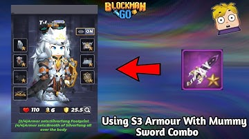 The Ultimate S3 Armor & S36 Sword Combo Skyblock Blockman Go