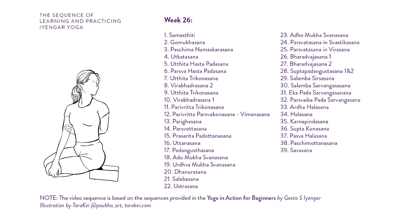 Week 26: Learning and Practicing Iyengar Yoga for Beginners