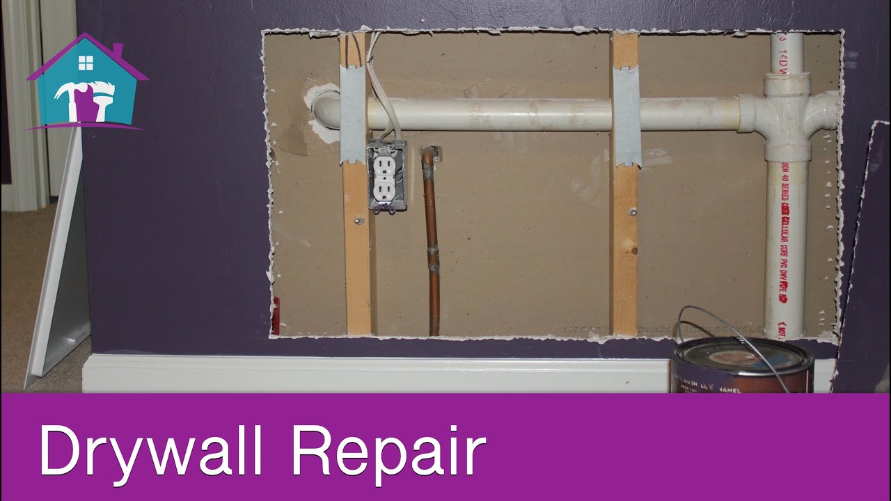 Indoor Drywall Repair YouTube