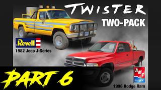 Building the 1/25 Scale "Twister" Trucks Part 6: Ram Body Update, Chassis/Interior Near Finished