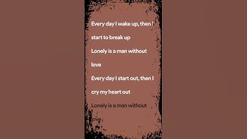 Thumbnail of A man without love | Engelbert Humperdinck #sohalwala
