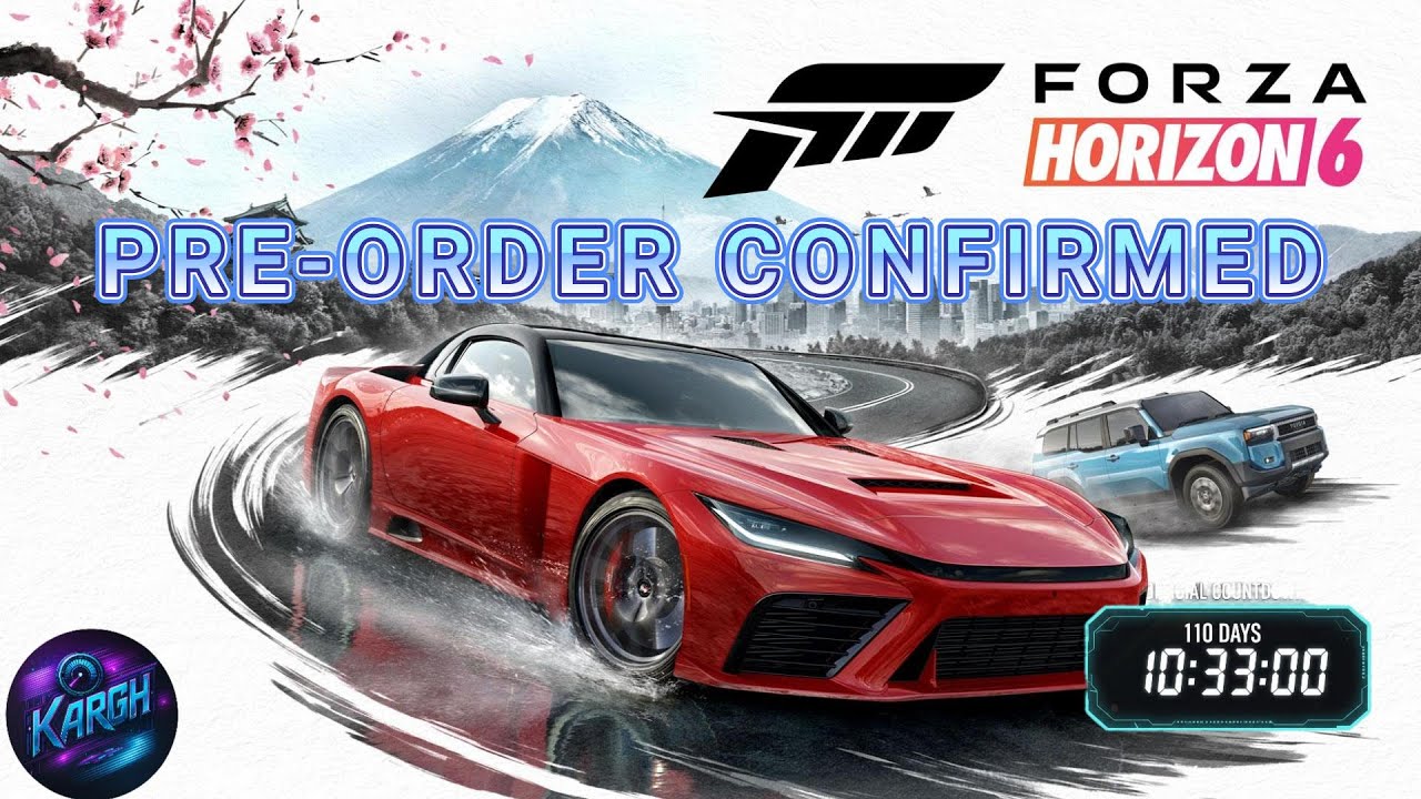 FORZA HORIZON 6 Official Pre-Order & Launch Timer Revealed!