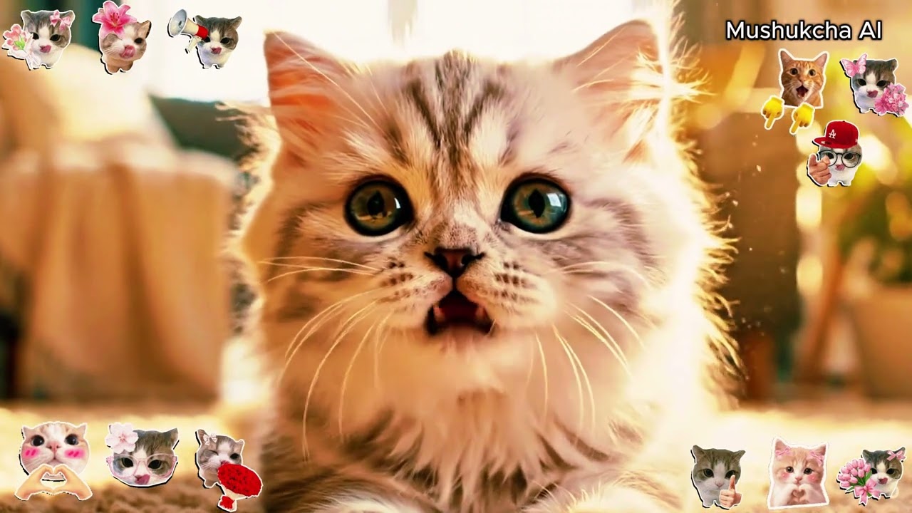 Cute and funny cats in AI-generated futuristic videos | Relax, laugh, and enjoy adorable kittens