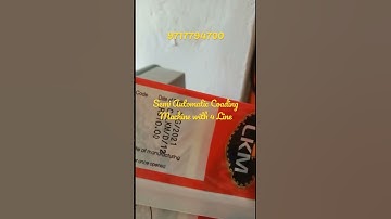 Pouch Printer | Mrp Printing Machine | Hot File Ribbon Coding Machine with 4 Line