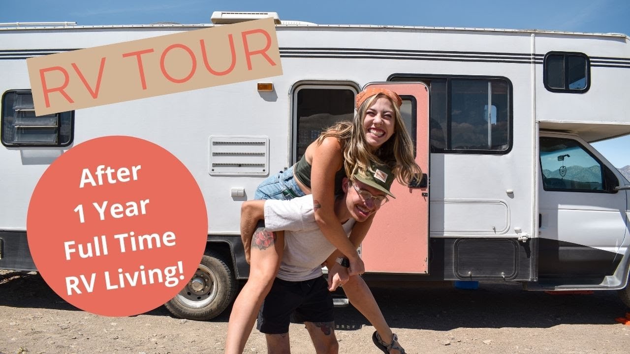 CLASS C RV TOUR (1 Year Full Time RV Living) YouTube