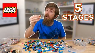 5 Stages of Finding Missing LEGO Pieces