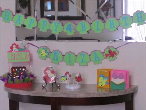 Little Mermaid Theme-Cricut - YouTube