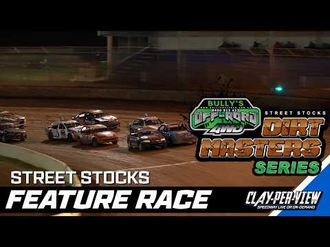 Street Stocks | Dirt Masters Series - Toowoomba - 10th Oct 2026 | Clay-Per-View - dirt track racing video