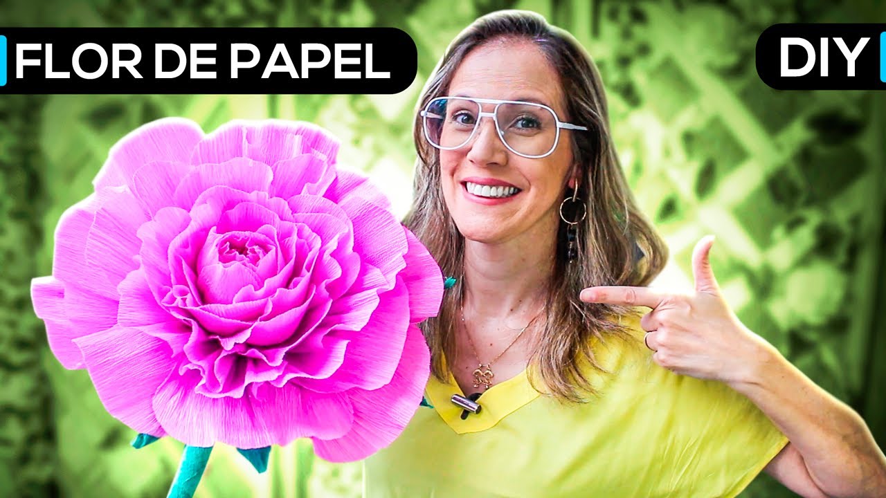 Como fazer Flor de Papel Crepom - thptnganamst.edu.vn