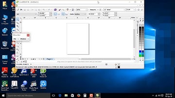 How get menu bar in corel drawX4, X5, X6  in windows 10 in hindi