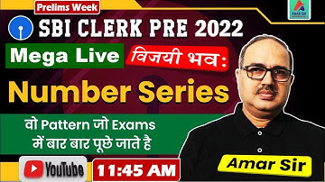 Number Series Tricks | Magical Approach | SBI Clerk 2022 | Memory Based | By Amar Sir