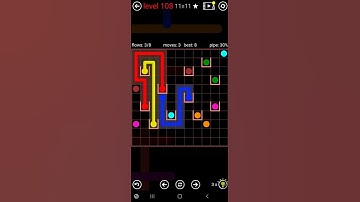 How To Solve Flow Free Pockets Pack Level 108 11x11 Board Harder Walk Through Solution Walkthrough