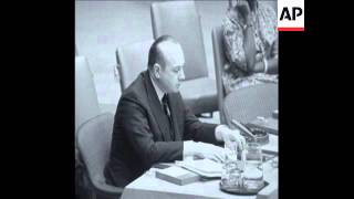 SYND 2-4-69 THE ISRAELI AMBASSADOR TO THE UNITED NATIONS SPEAKS TO THE UN