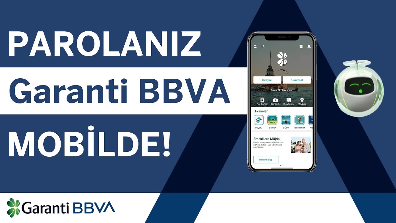 Garanti BBVA Mobilden Kolayca Parola Alabilirsiniz! YouTube
