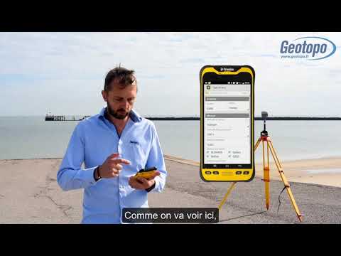 Enregistrement GNSS avec Trimble DL et Trimble TDC600