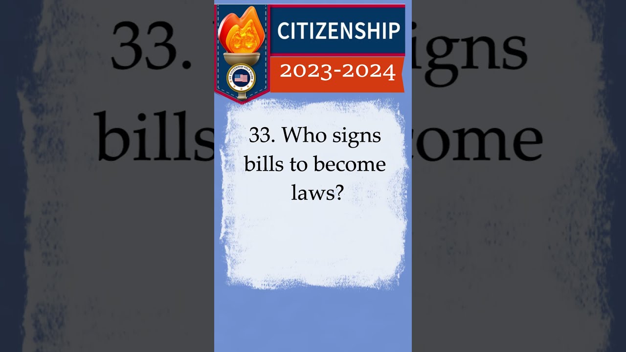 2023 2024 U S CITIZENSHIP TEST Civics Test QUESTION 33 Naturalization Youtubeshorts