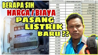 cara dan biaya pasang listrik baru 900 1300  watt 2021