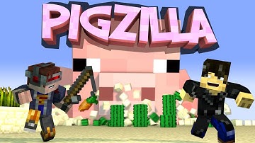 PIGZILLA Mod : Minecraft Mod Showcase (It Fell From The Sky)