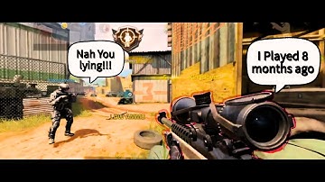 Destroying Bots in Codm after 8 months | Codm Gameplay sniper ⚰️⚰️