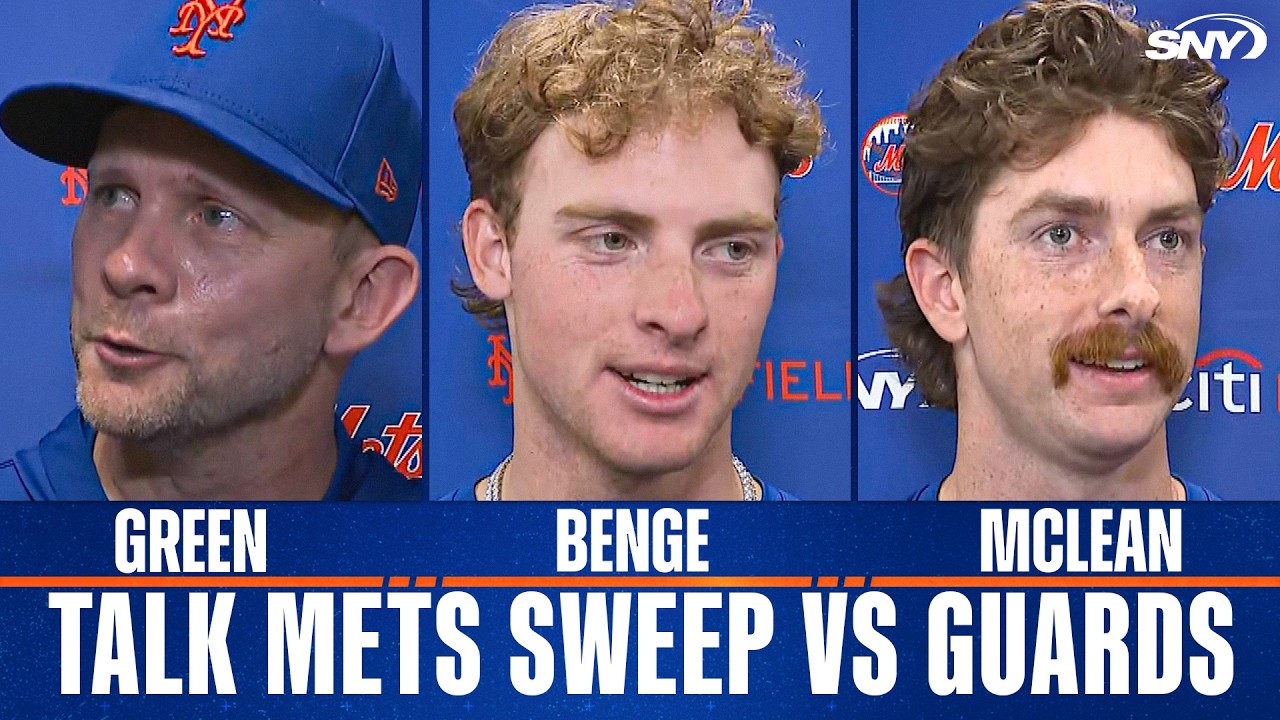 Andy Green, Carson Benge, Nolan McLean on Mets sweep in Cleveland