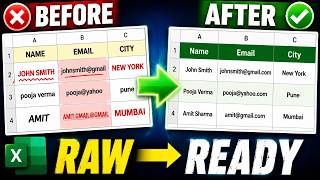 From Raw Excel File to Client-Ready Sheet | Data Entry Workflow
