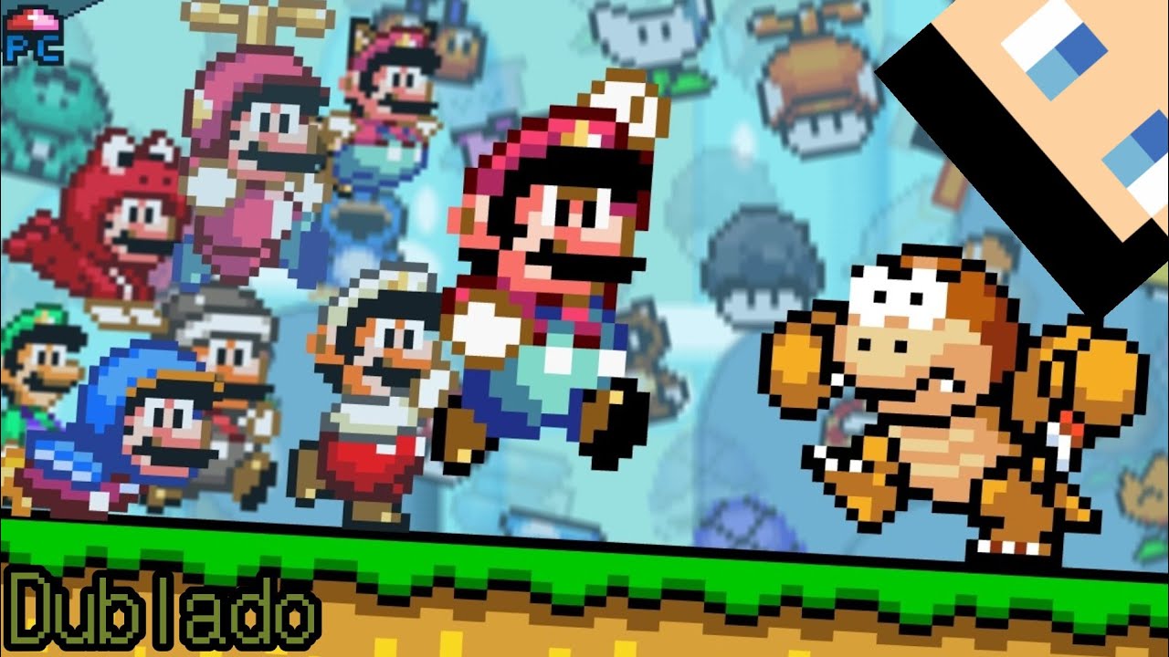 O mundo da calamidade dos power-ups do Mario | Animação do Mario dublado em português