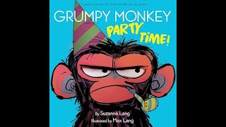 Kids Book Read Aloud: 🎉 Grumpy Monkey - Party Time