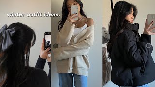 winter clothing haul + outfit ideas (ft. princess polly)