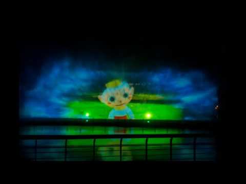 太美了! 故宮南院夜間水舞投影秀超震撼(故宮南院提供) - 太美了! 故宮南院夜間水舞投影秀超震撼(故宮南院提供)