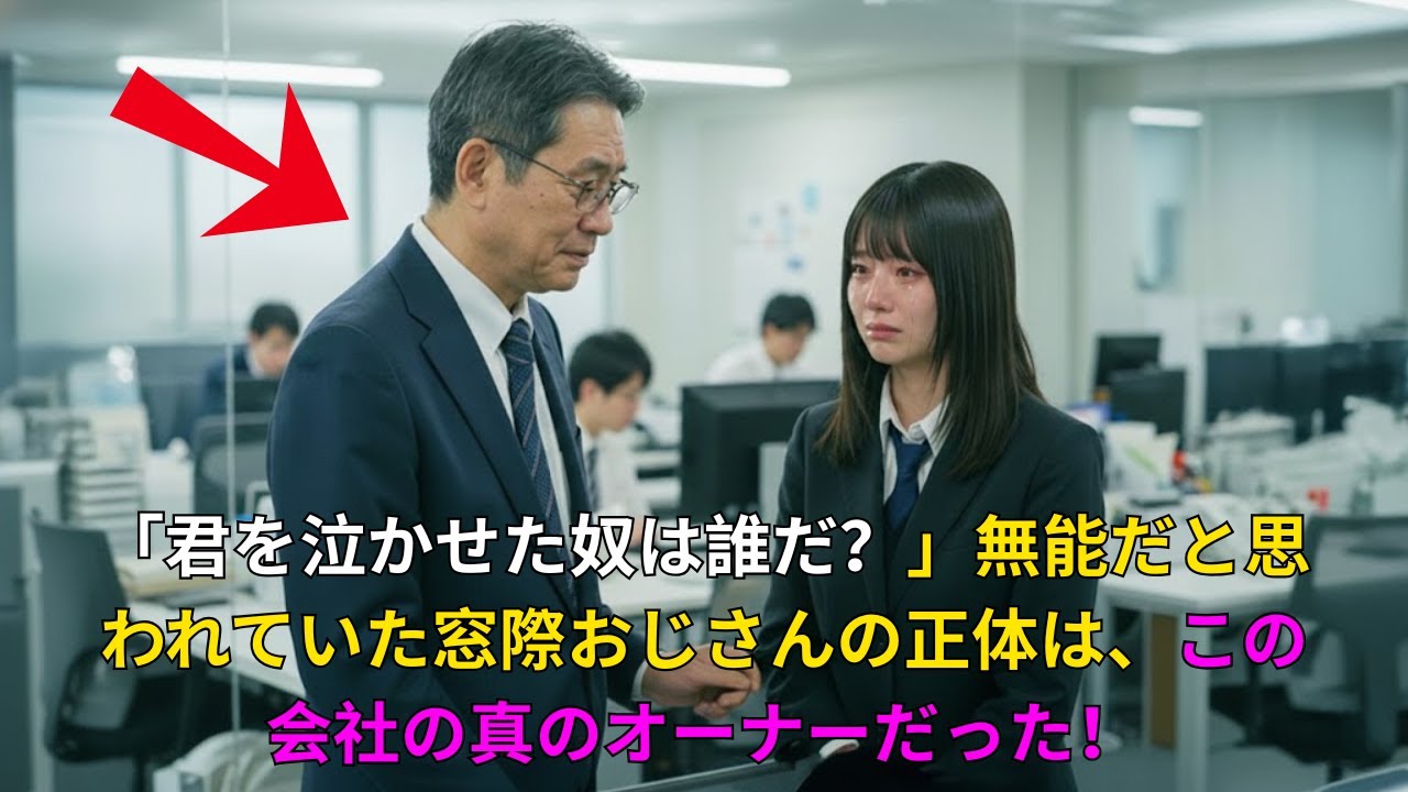 「クビ宣告された」不当に解雇された派遣の女性。仲の良かった窓際のおじさんがついに本領を発揮した...