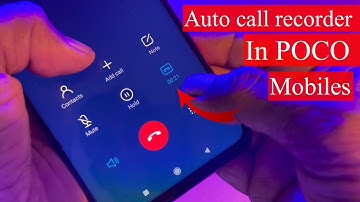 How to Enable auto call recorder in POCO  mobiles | Auto call recording in POCO