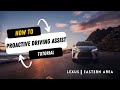 2023 rx howto proactive driving assist