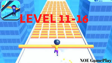 Roof Rails All Levels Gameplay (iOS,Android) | Level 11-16