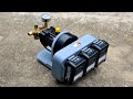 Chế máy xịt rửa áp lực dùng Motor XAG 3000W và Pin makita 40v
