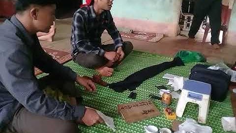 Văn hóa dân tộc nùng. Thầy tào trẻ hoàng văn cường...